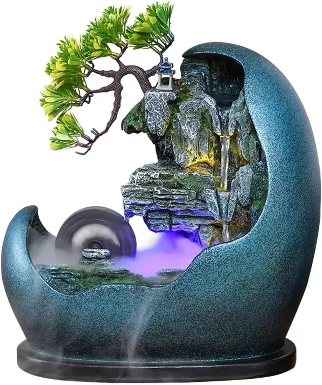 Elegant Artificial Bonsai Water Fountain for Home and Office