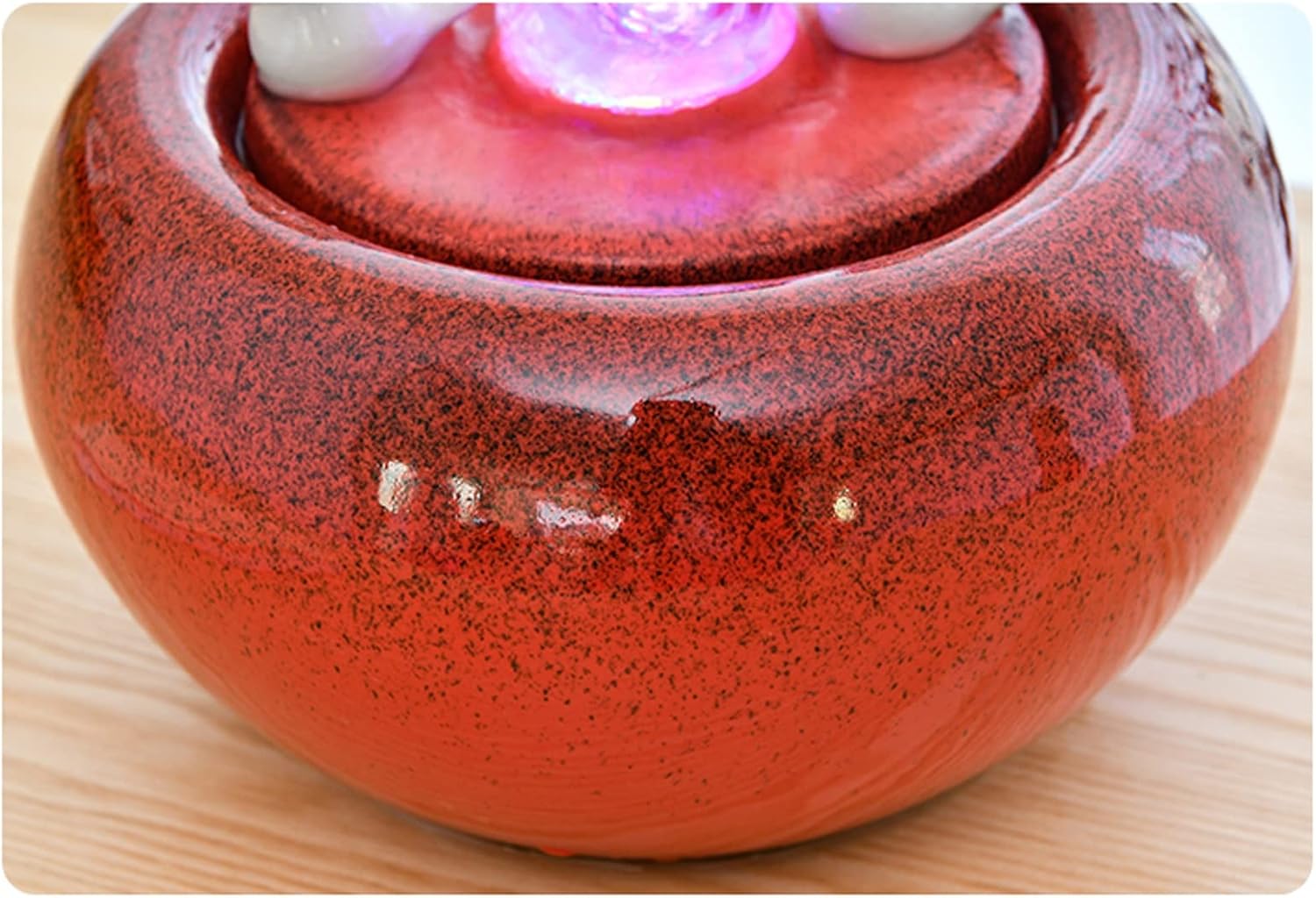 CLoxks Tabletop Fountain with LED Lights