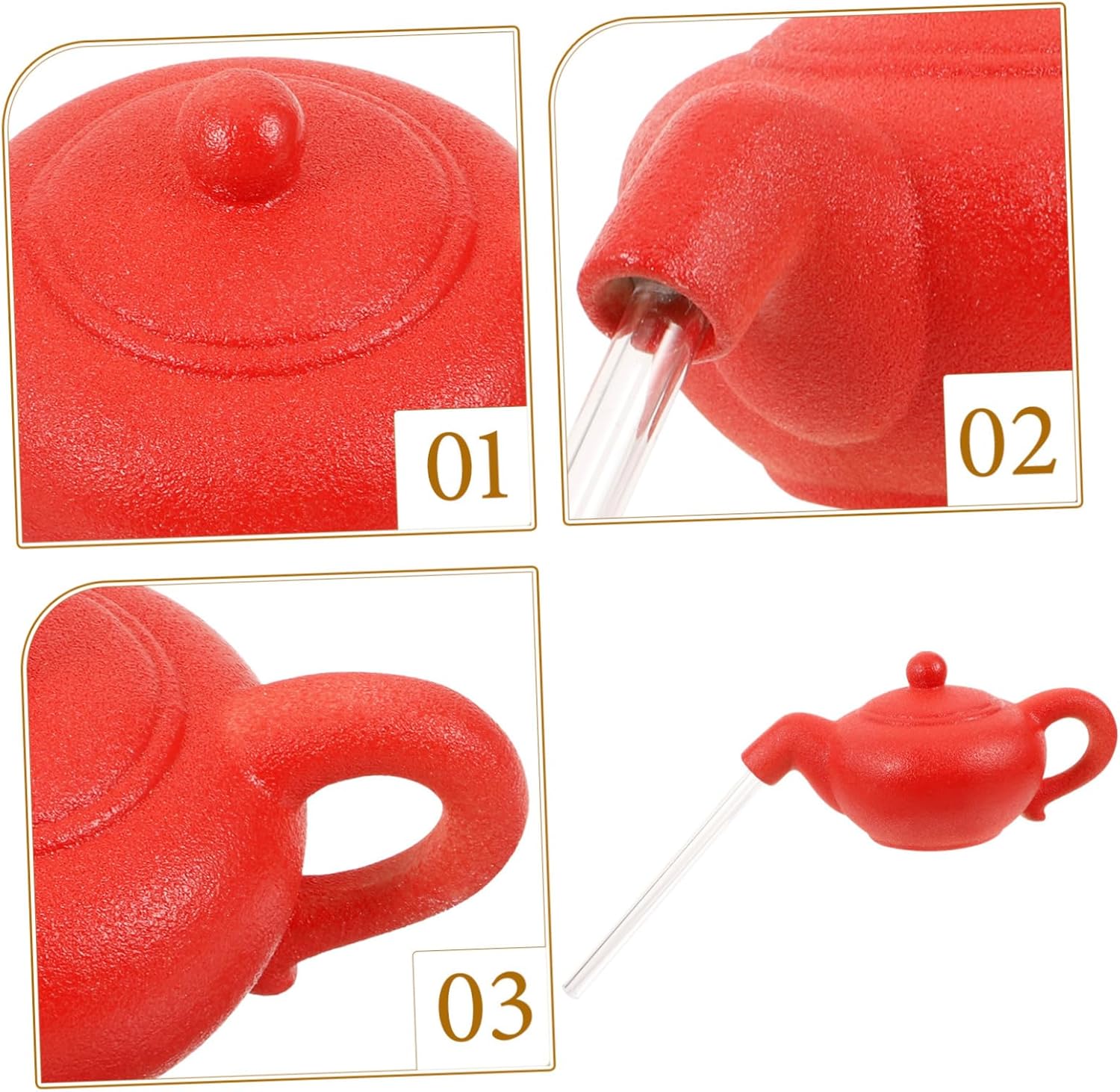 1Set Invisible Floating Teapot Fountain Decor for Home Office Restaurant