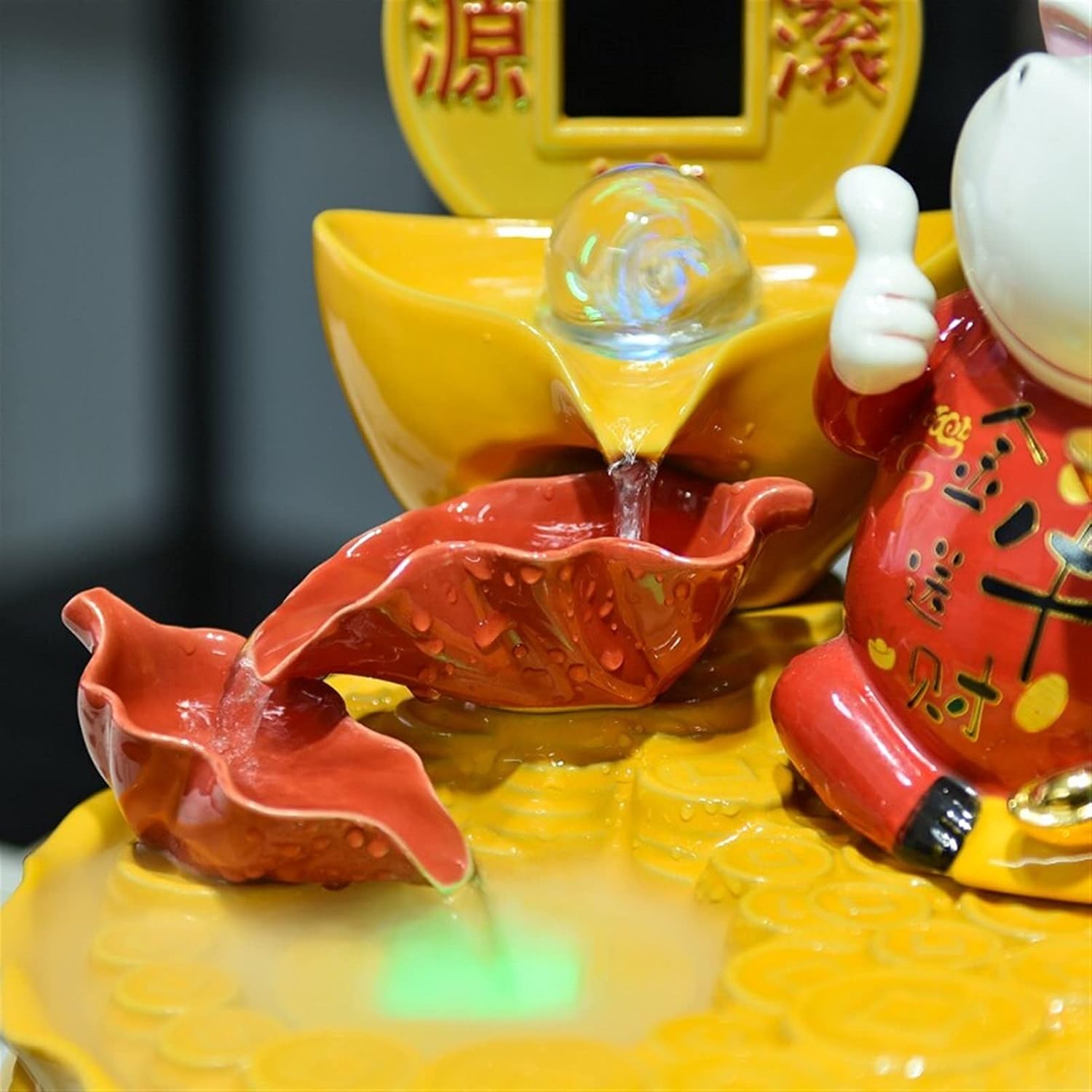 SHUNFAYOUXIANGS Desktop Waterfall Fountain Decor