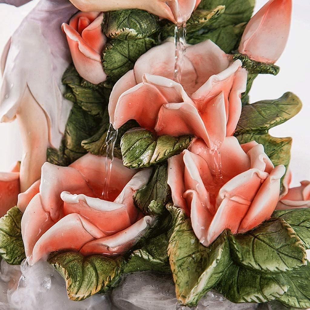 Fairy Angel Indoor Water Fountain 14 Inch Tabletop Fountain Decor