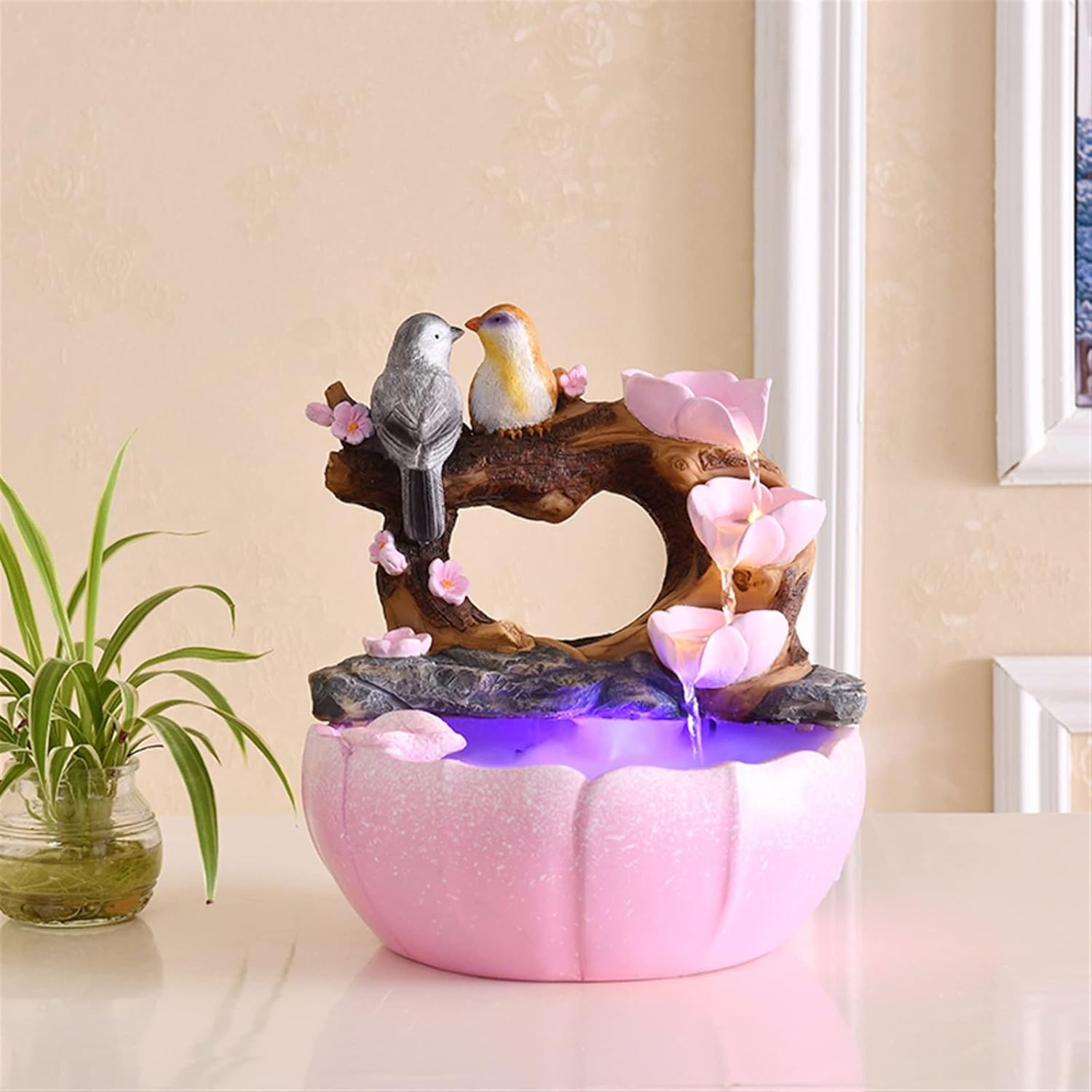 Waldor Tabletop Fountain with Atomizer for Home Decor
