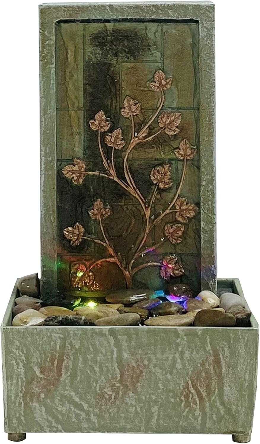 Natures Mark 95 Inch H Water Fountain with LED Lights