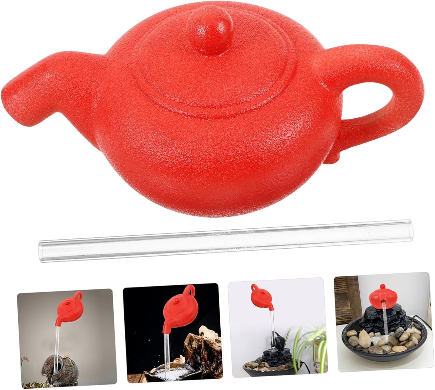 1Set Invisible Floating Teapot Fountain Decor for Home Office Restaurant