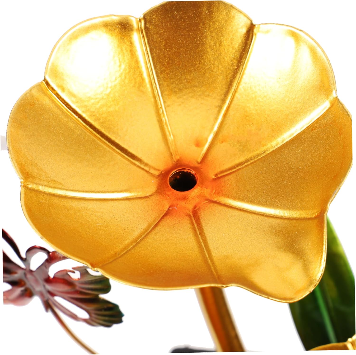 Tabletop Fountain with Lotus Flower Design Solar-Powered Water Feature
