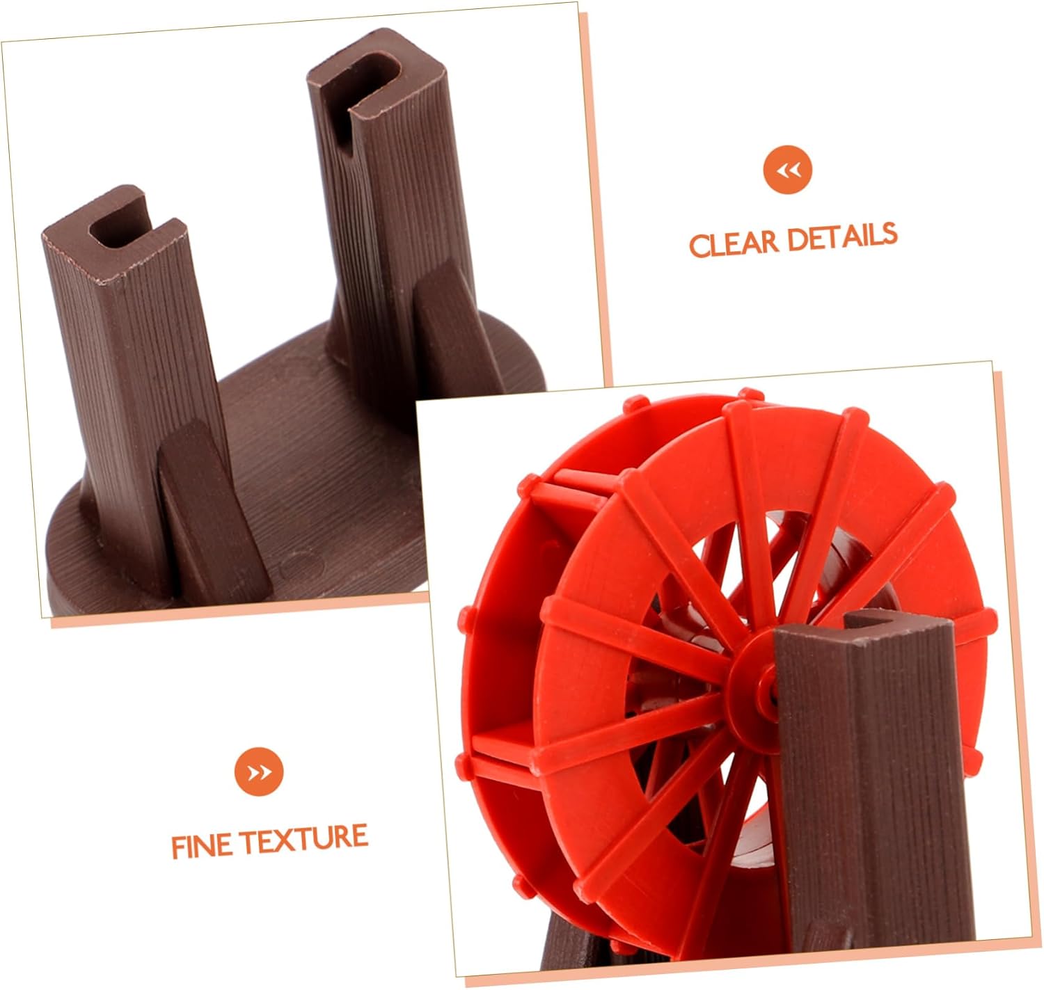 Small Water Wheel Model Portable Plastic Fountain Accessory