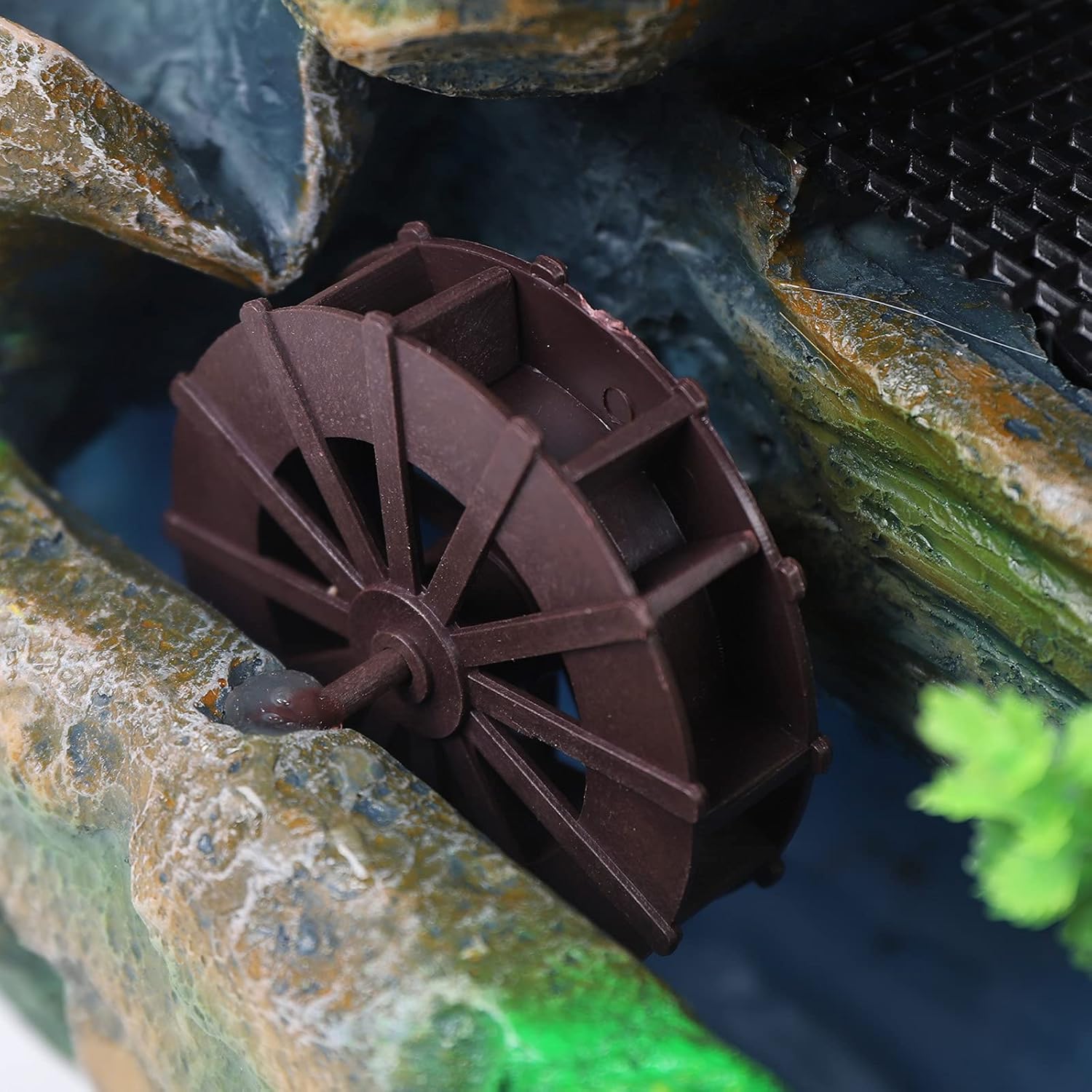 Tabletop Fountain Rockery with LED Lights