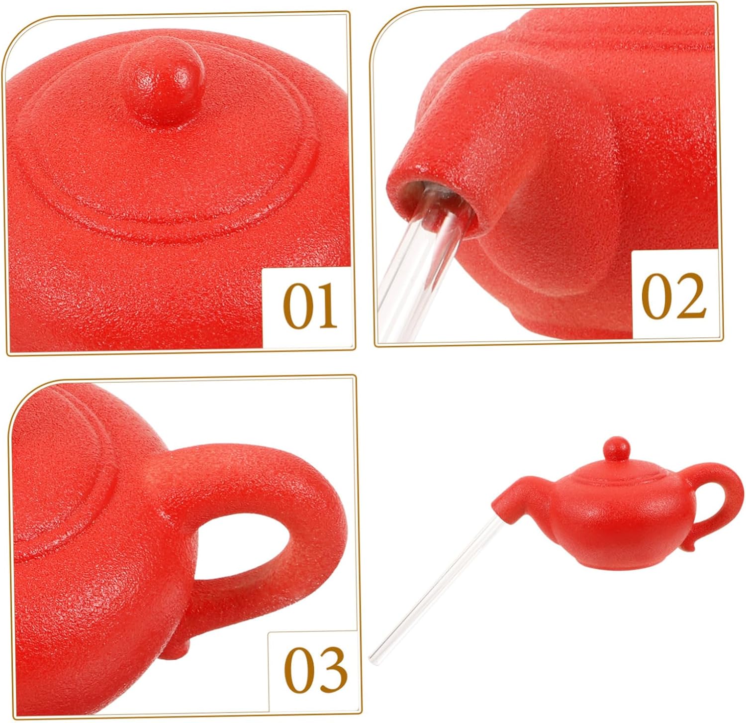 TOYANDONA Invisible Flowing Water Floating Teapot Fountain Tabletop Decor