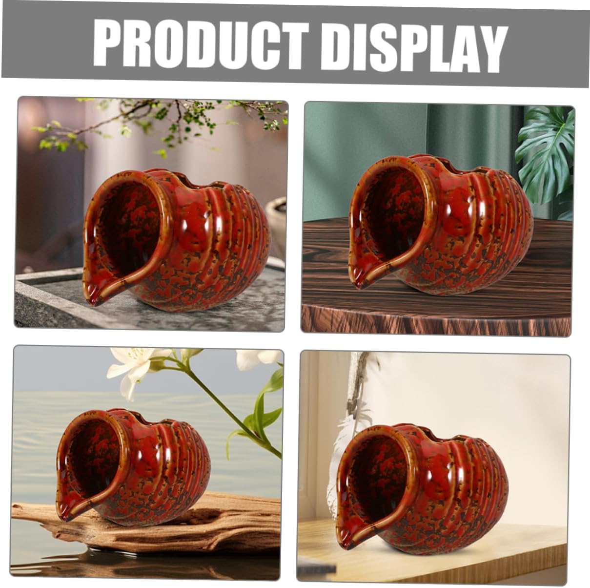 PRETYZOOM DIY Ceramic Pot Water Feature Fountain