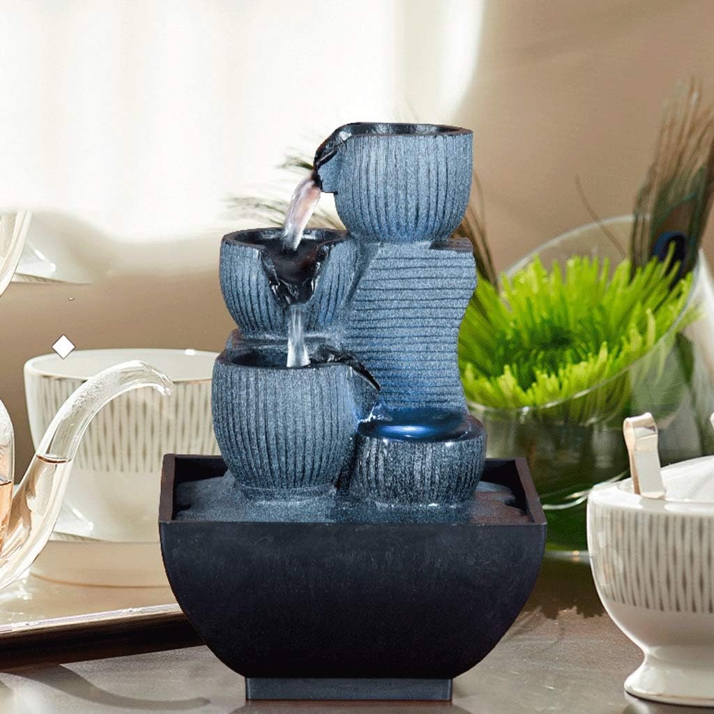 Housewarming Desktop Waterfall Fountain for Home Office and Bedroom