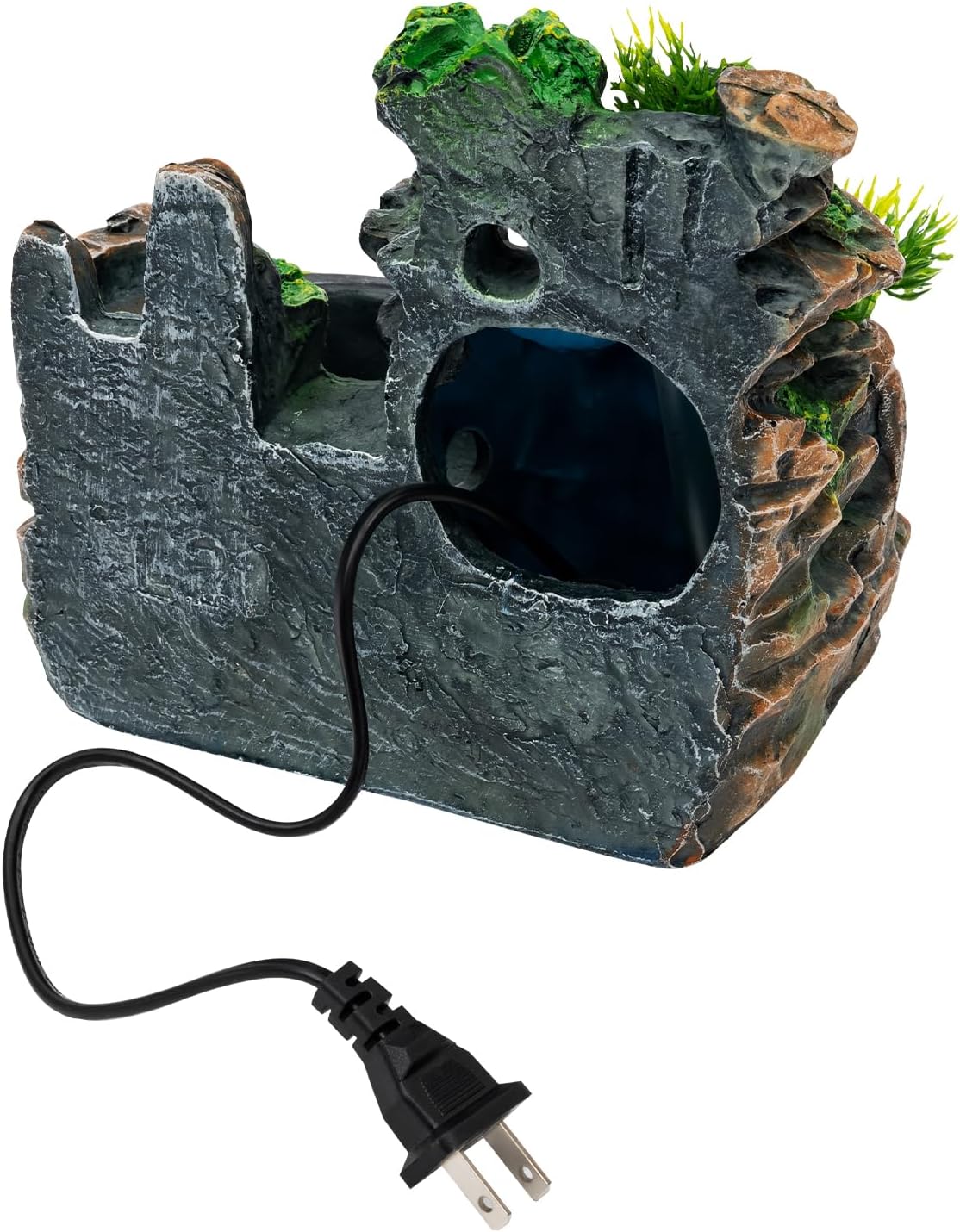 Bokknppo Indoor Water Fountain with LED Light and Humidifier