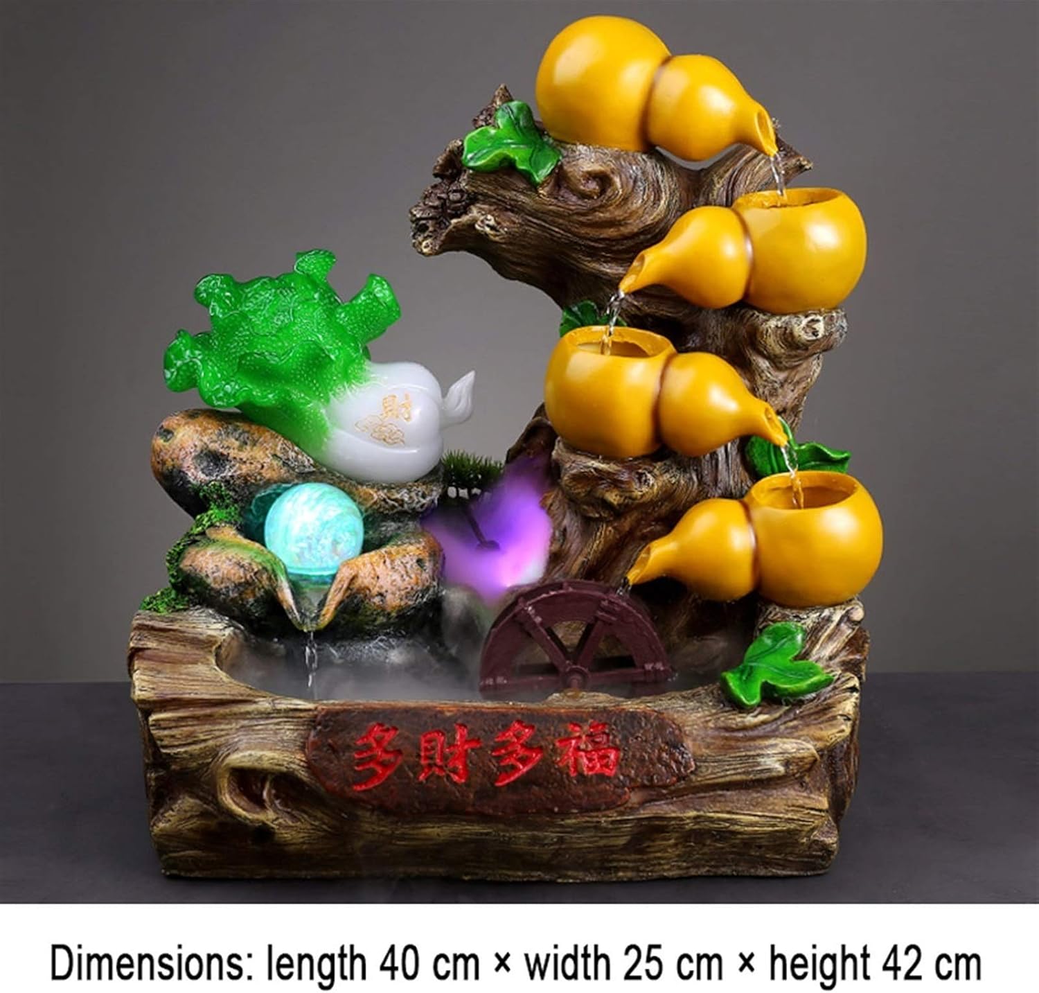 Modern Indoor Desktop Fountain with Feng Shui Design