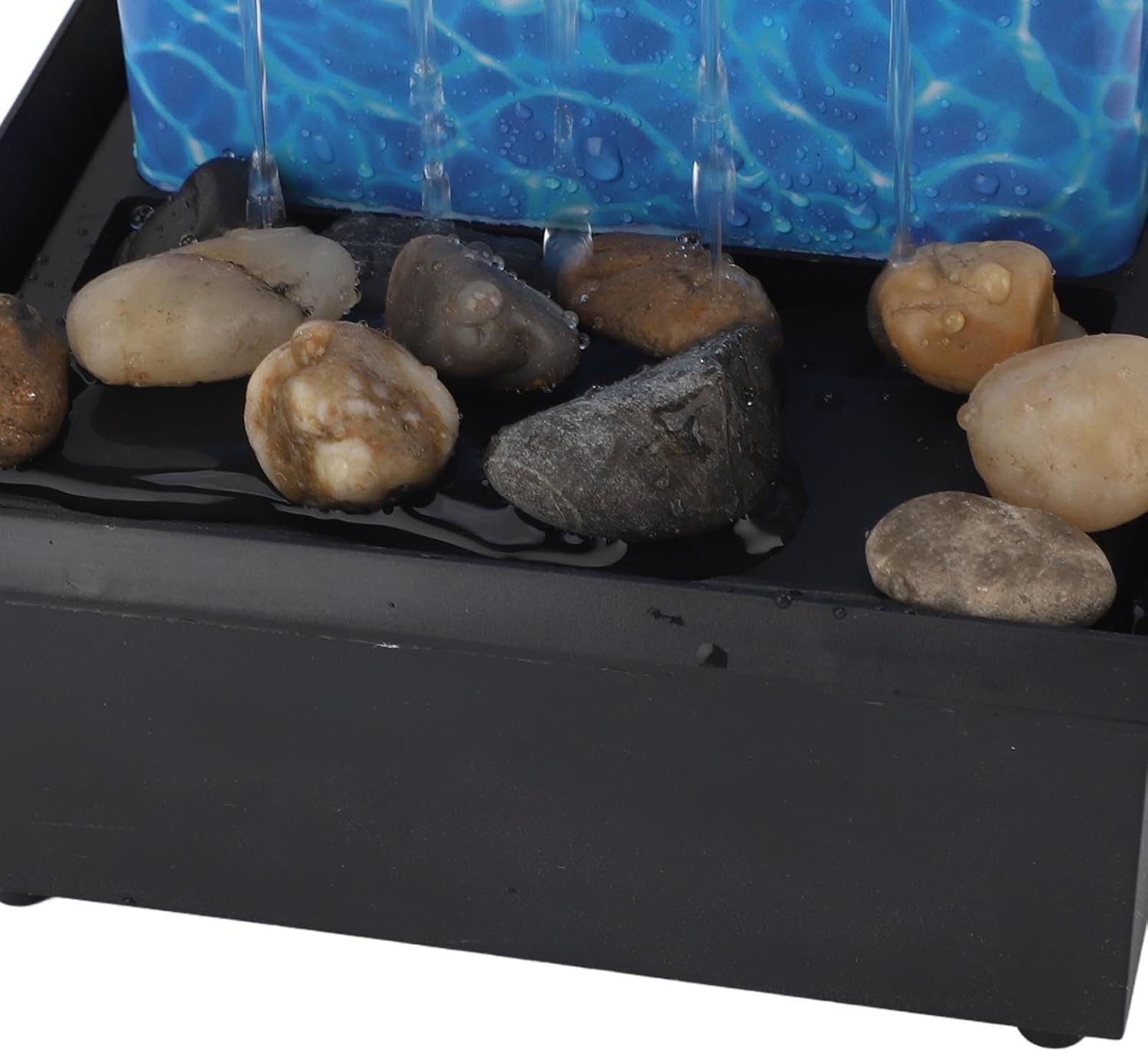 LED Lighted Waterfall Tabletop Fountain with USB Power 5V