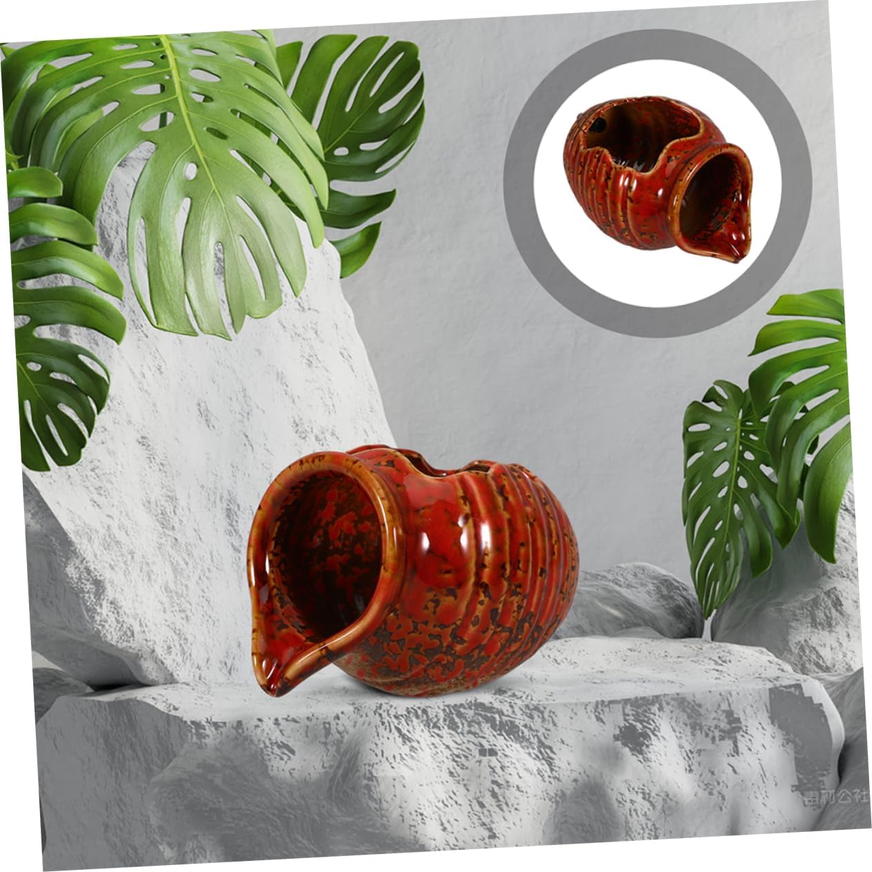 Vaguelly Indoor Water Fountain Decor Clay Pot