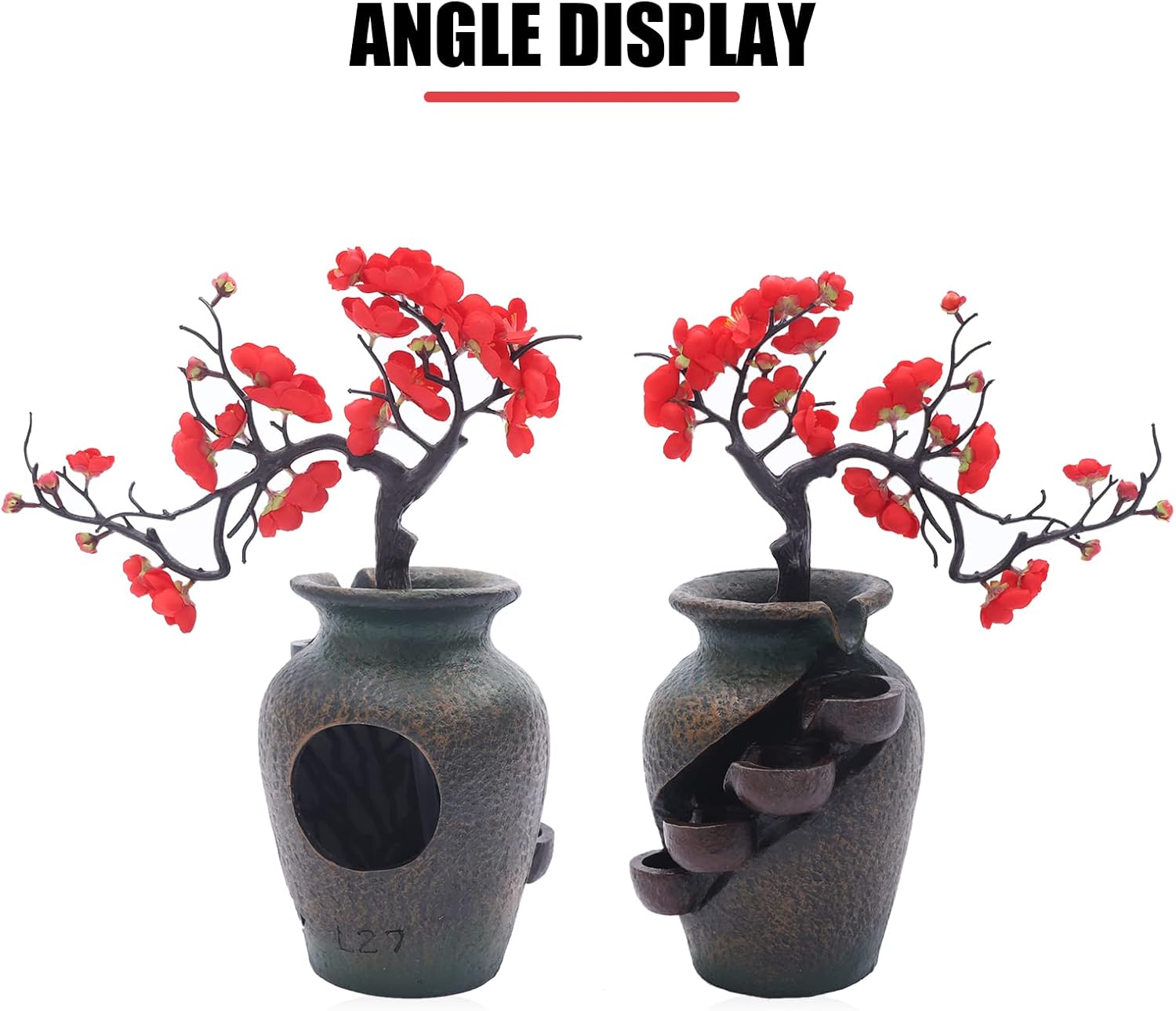 Netcoin Tabletop Water Fountain with Feng Shui Design