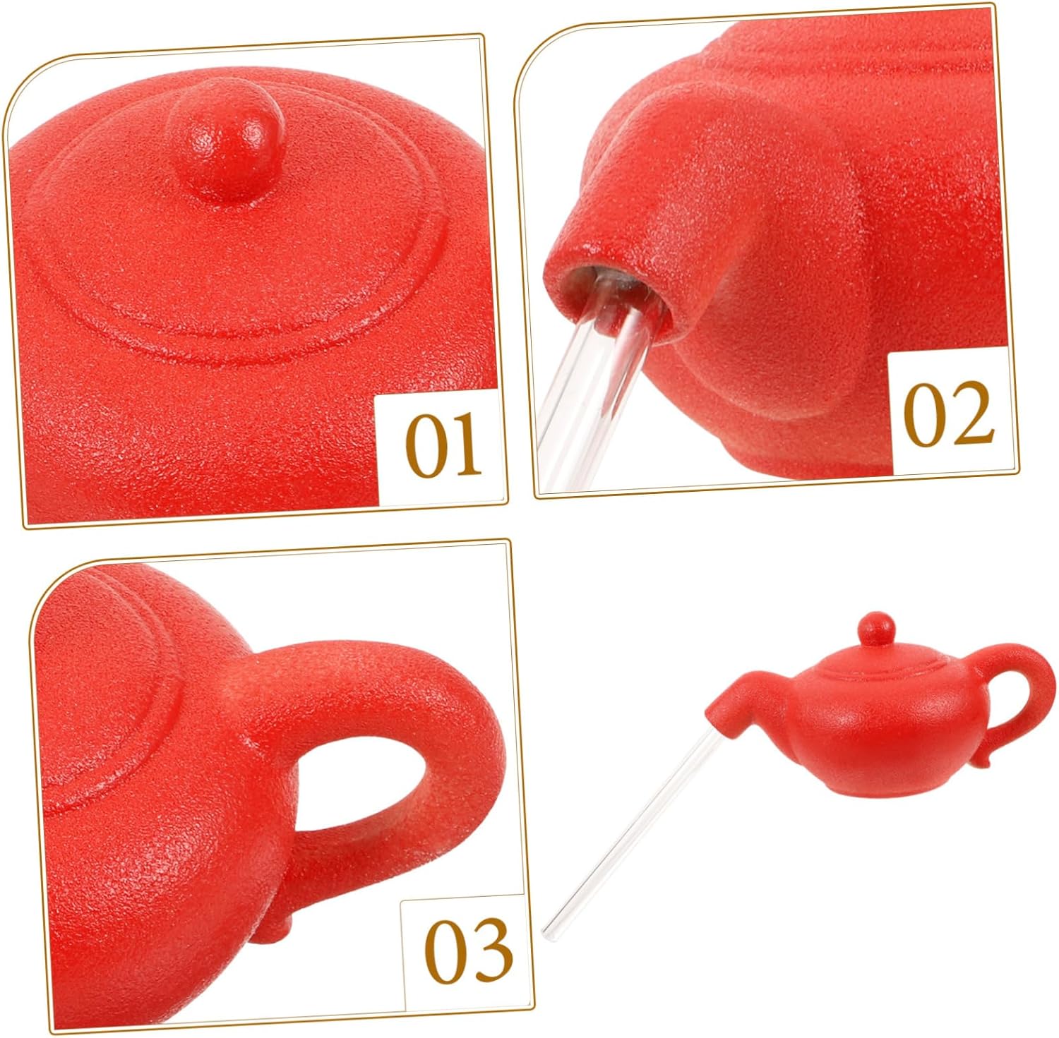BESPORTBLE Floating Teapot Water Fountain Tabletop Decor