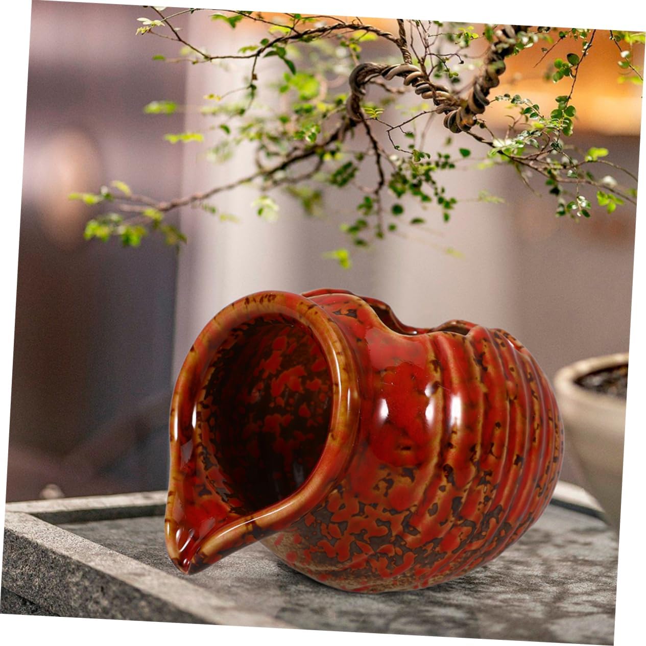 Vaguelly Indoor Water Fountain Decor Clay Pot