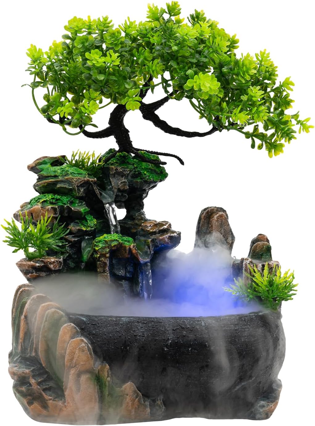 Tabletop Fountain Ornament with LED Lights