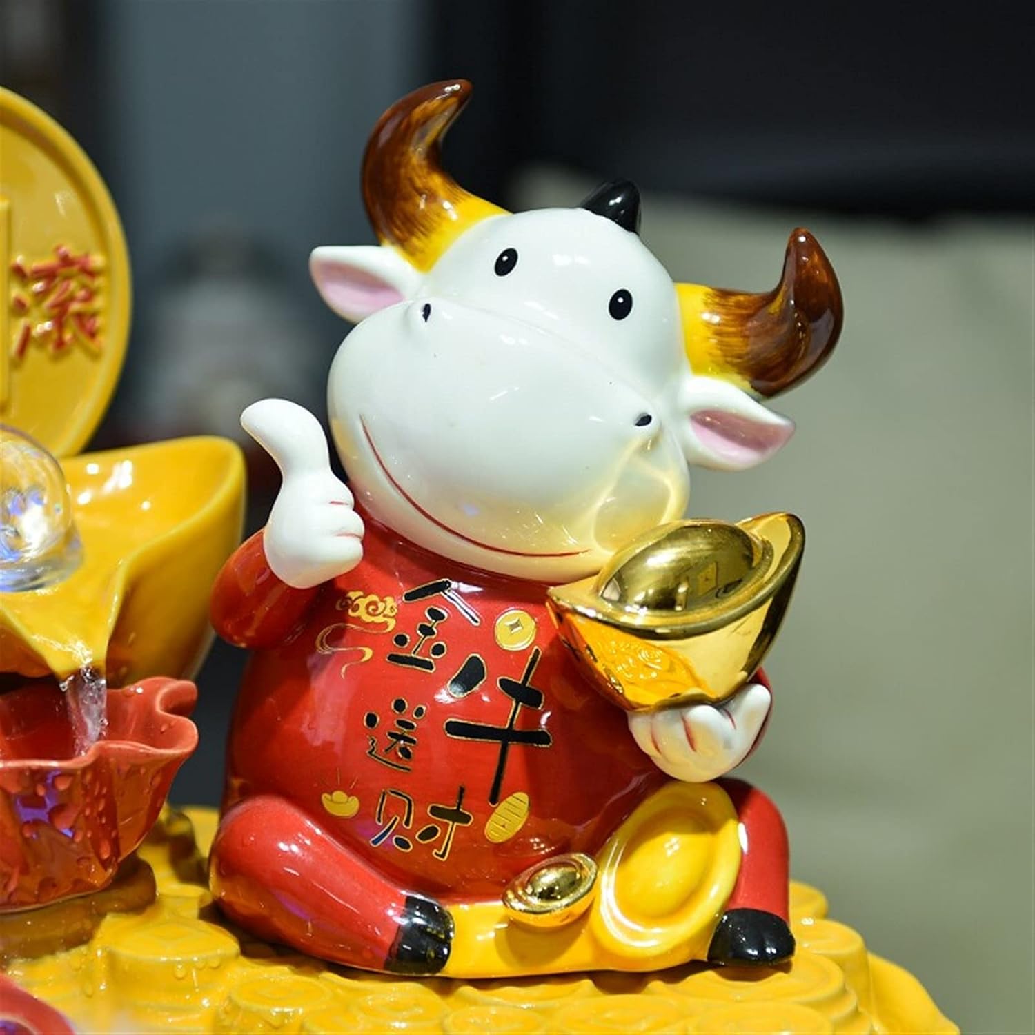 SHUNFAYOUXIANGS Desktop Waterfall Fountain Decor
