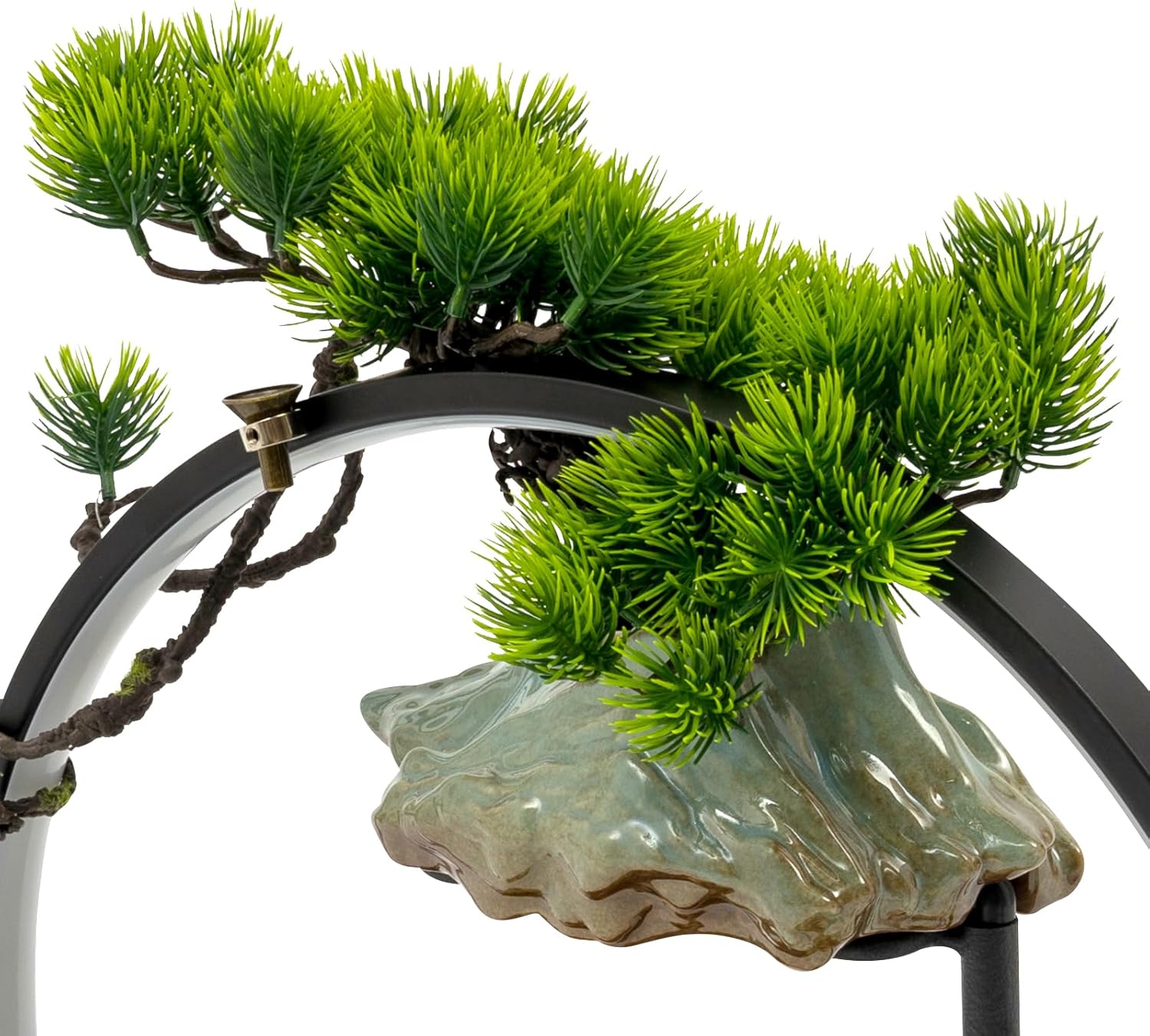 Tabletop Water Fountain with LED Light and Mist for Feng Shui and Relaxation