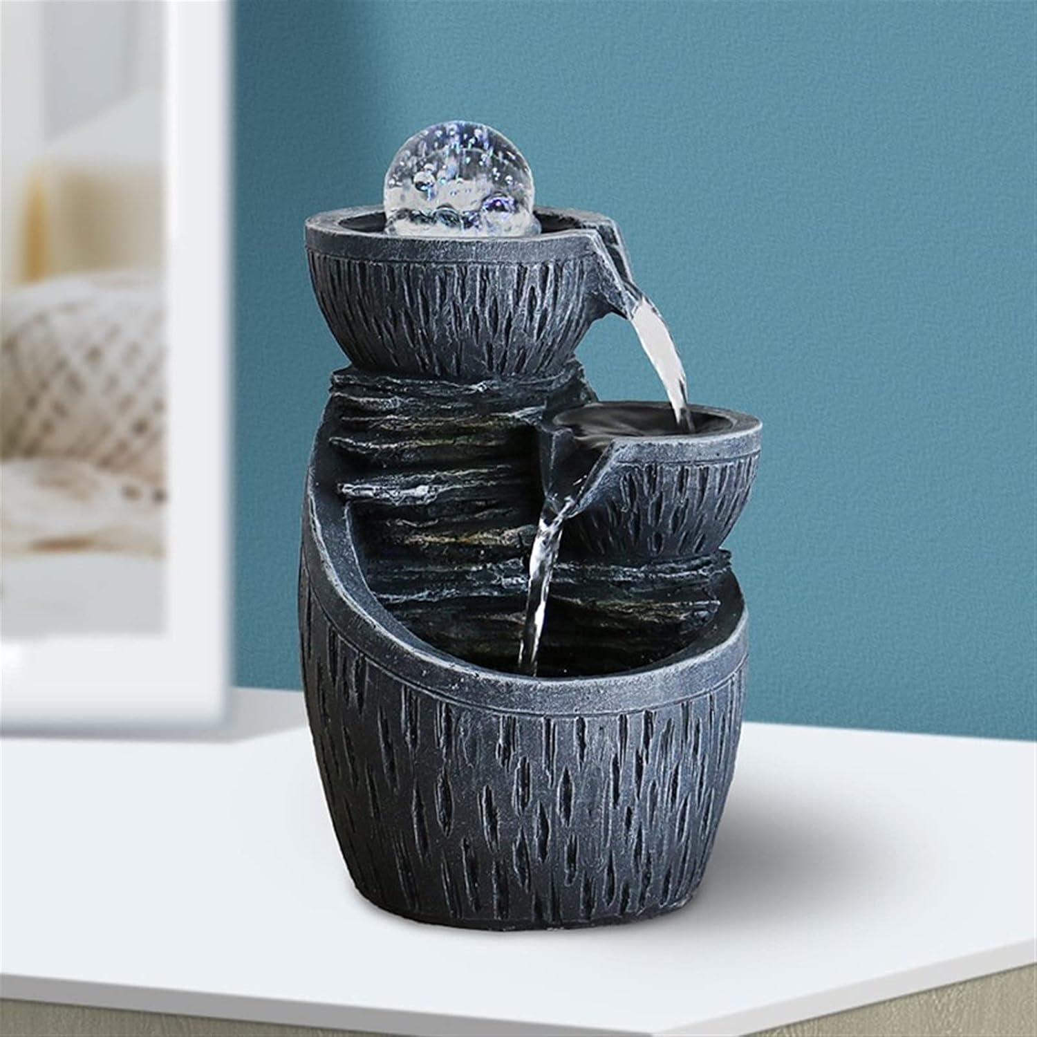 Yaya2021 Shop Ceramic Tabletop Fountain Indoor Zen Decoration