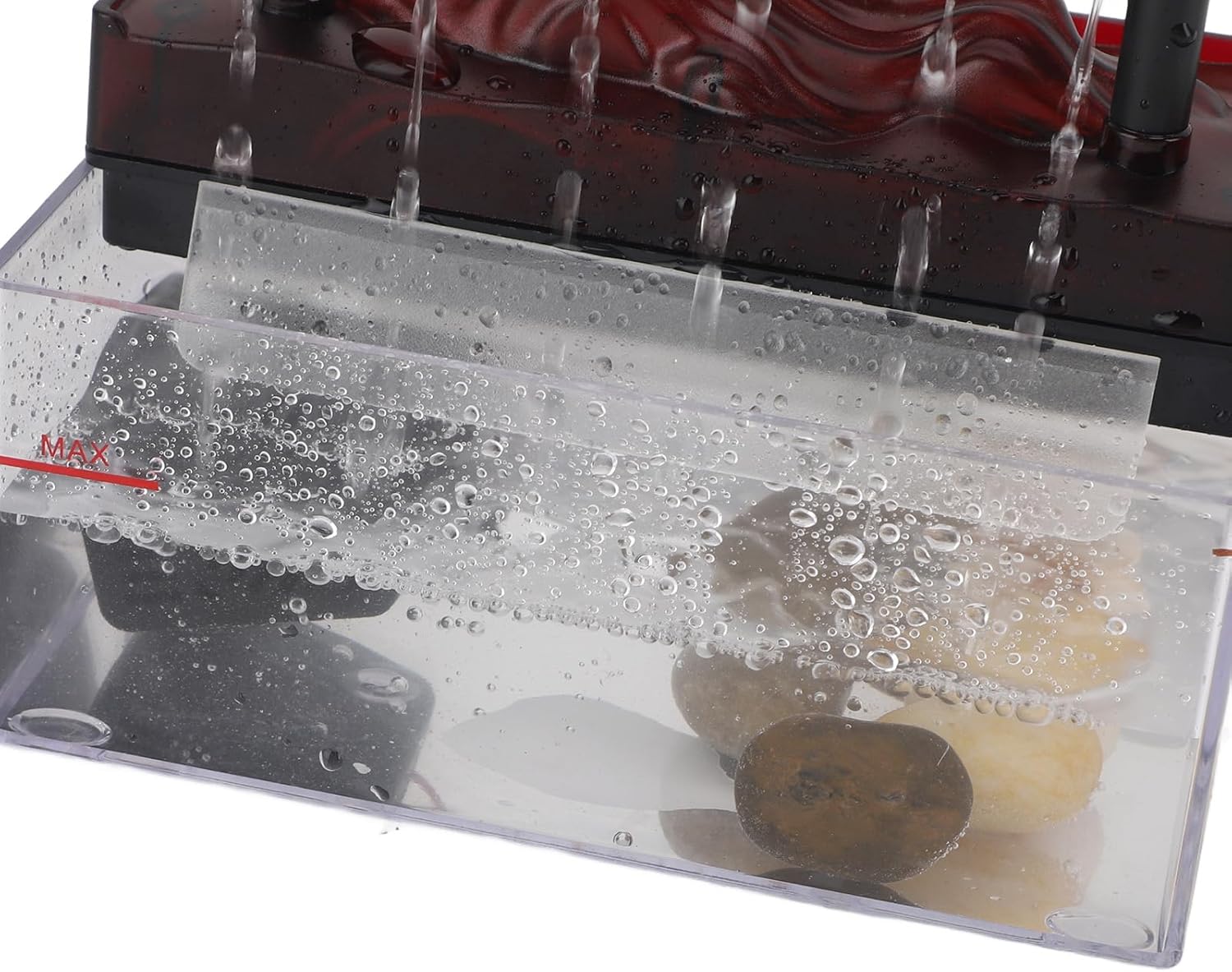 Aurovibe Tabletop Water Fountain with LED Light